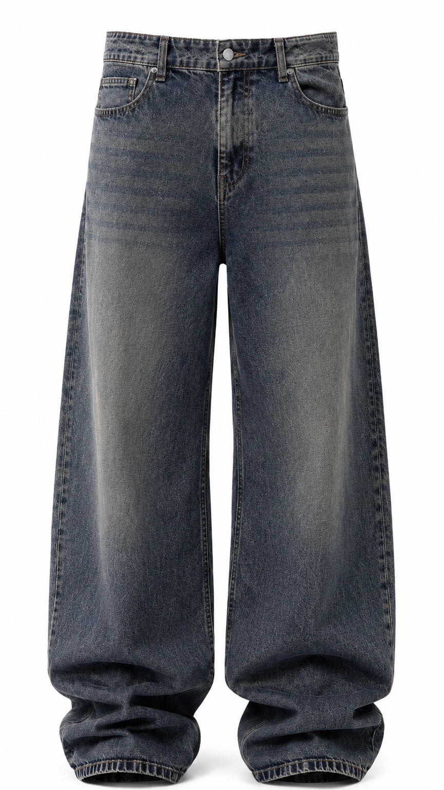 Dirty Blue Baggy Jeans