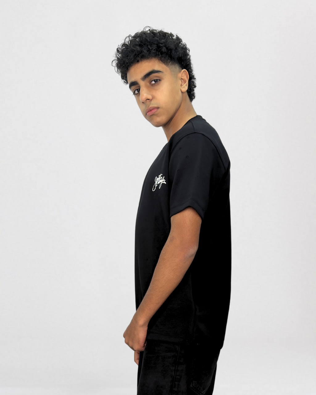 "Just Enough" Graphic Crew Neck T-Shirt