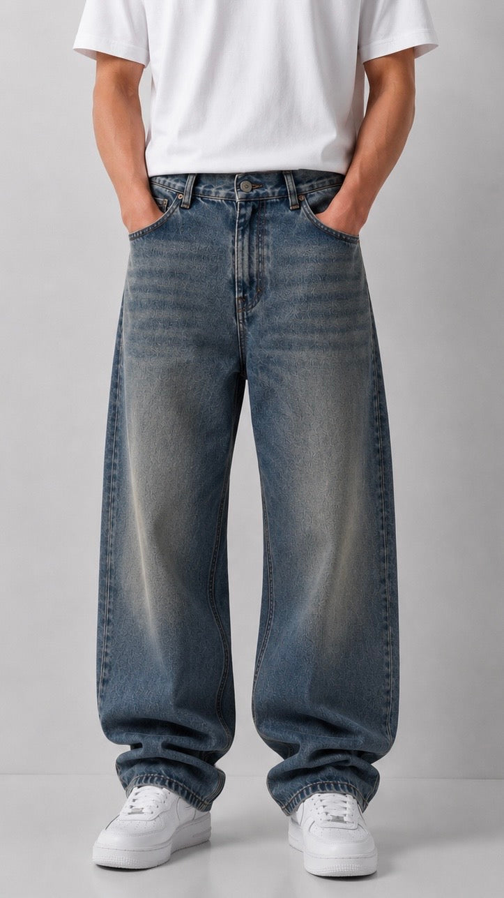 Dirty Blue Baggy Jeans