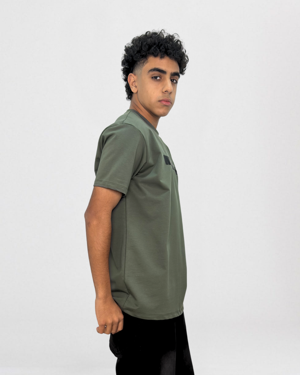 BOSS Logo Stripe Crew Neck T-Shirt
