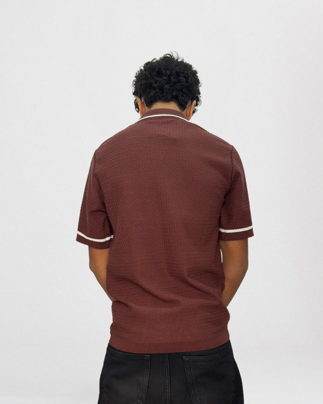 Shadow Trim Knit t-shirt