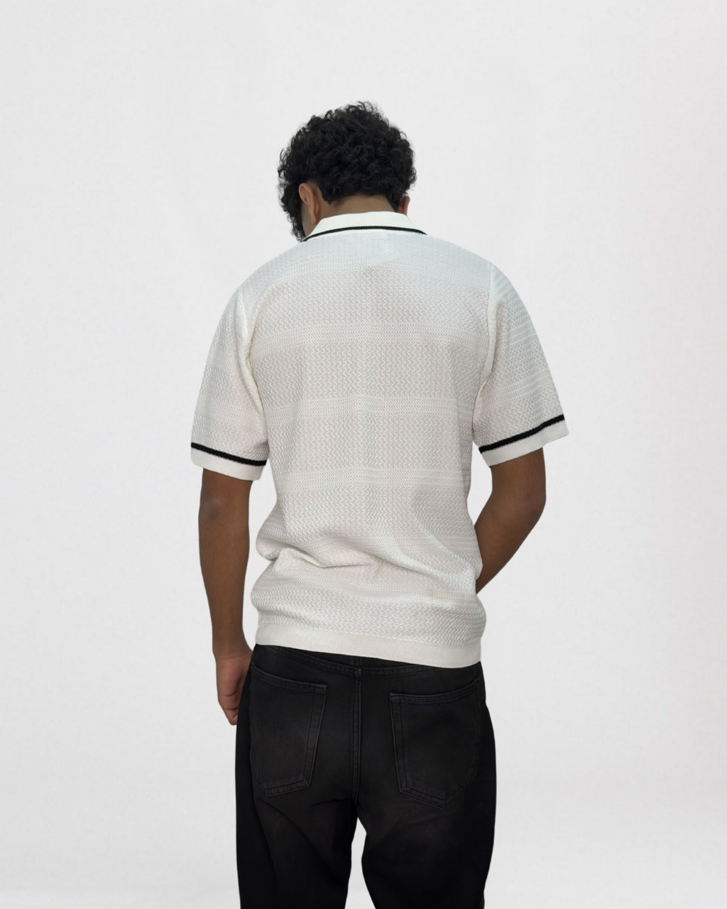 Shadow Trim Knit t-shirt