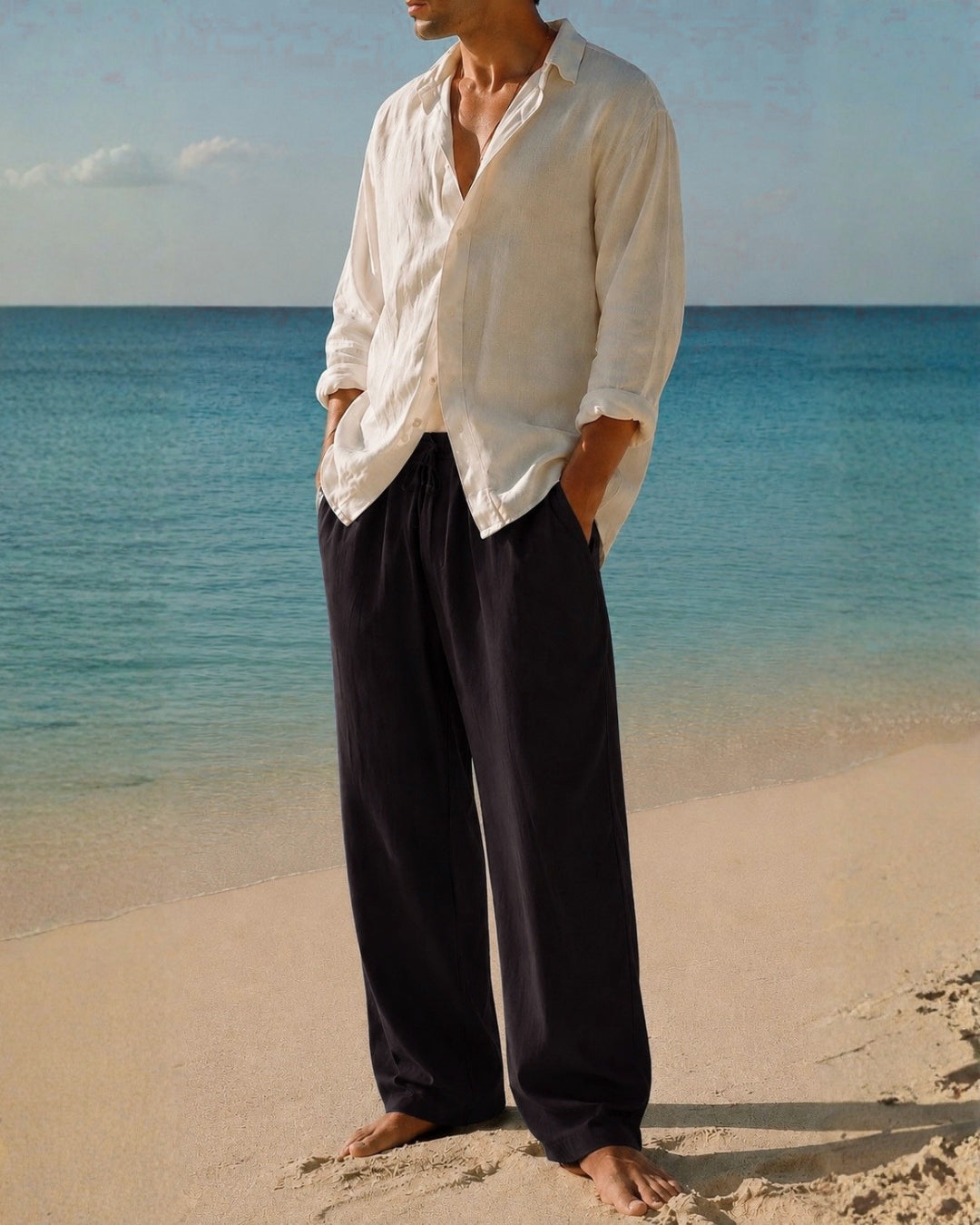 Black Linen Pants
