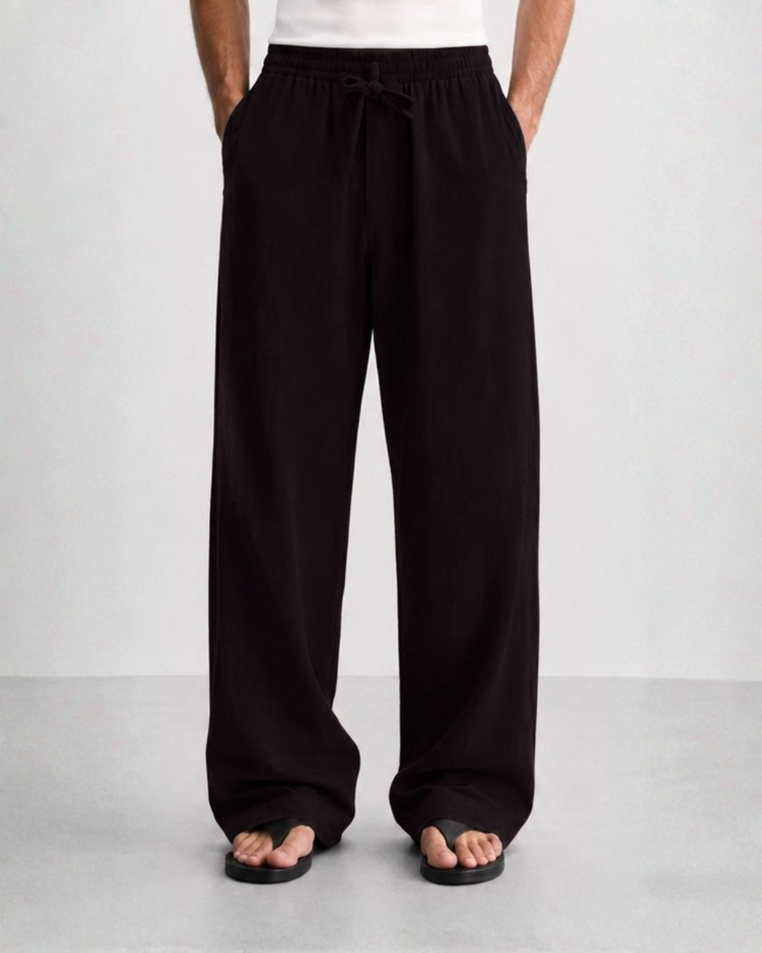Black Linen Pants