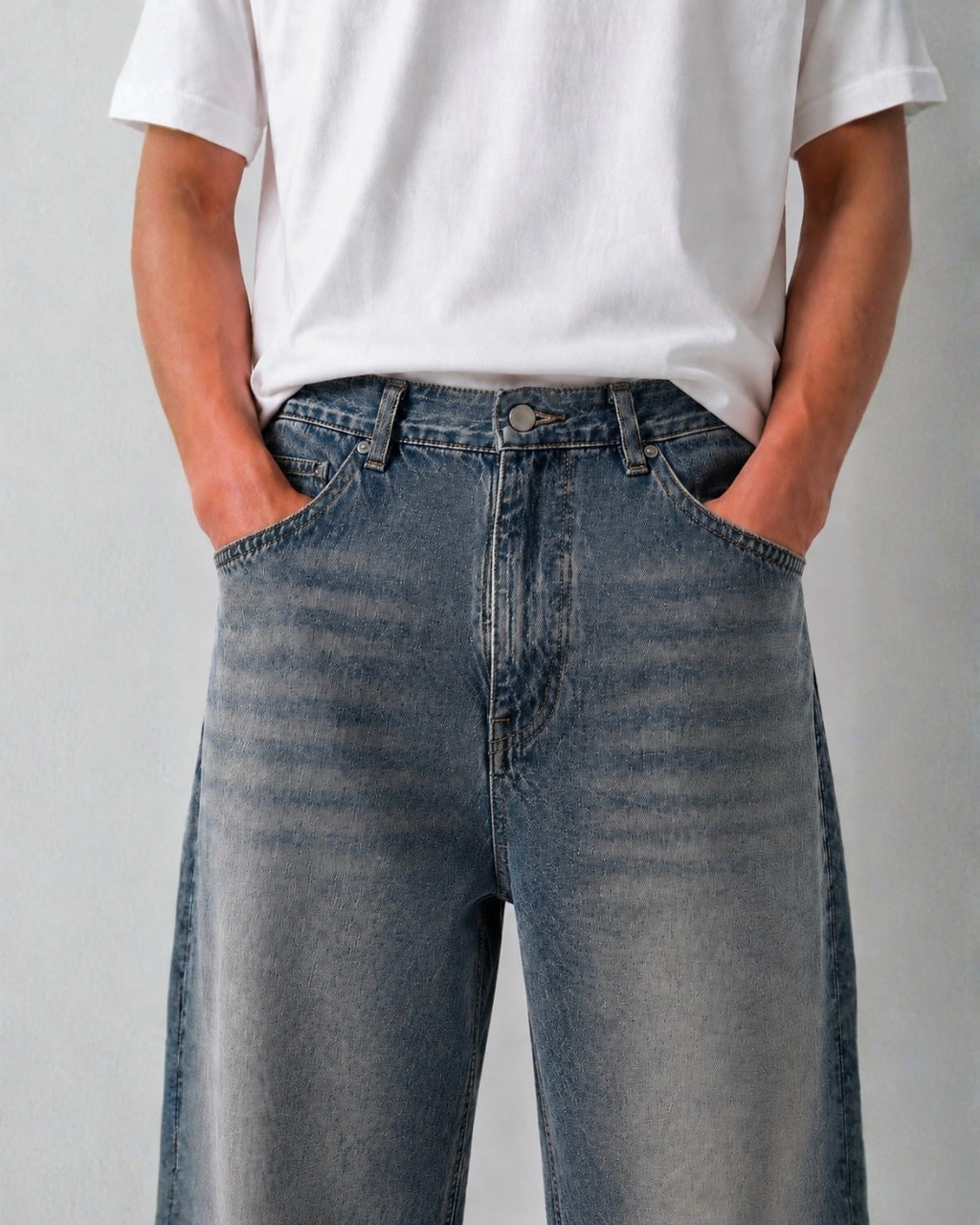 Dirty Blue Baggy Jeans