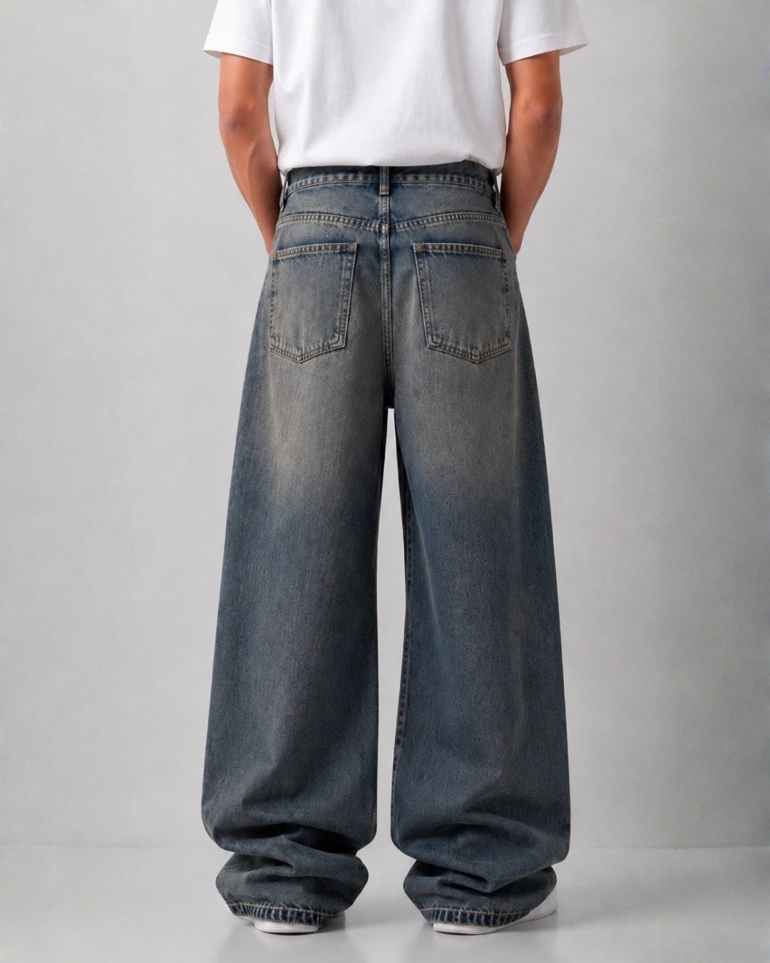 Dirty Blue Baggy Jeans