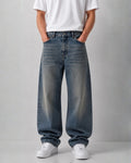 Dirty Blue Baggy Jeans