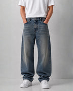 Dirty Blue Baggy Jeans