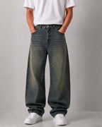 Dirty Tint Baggy Jeans