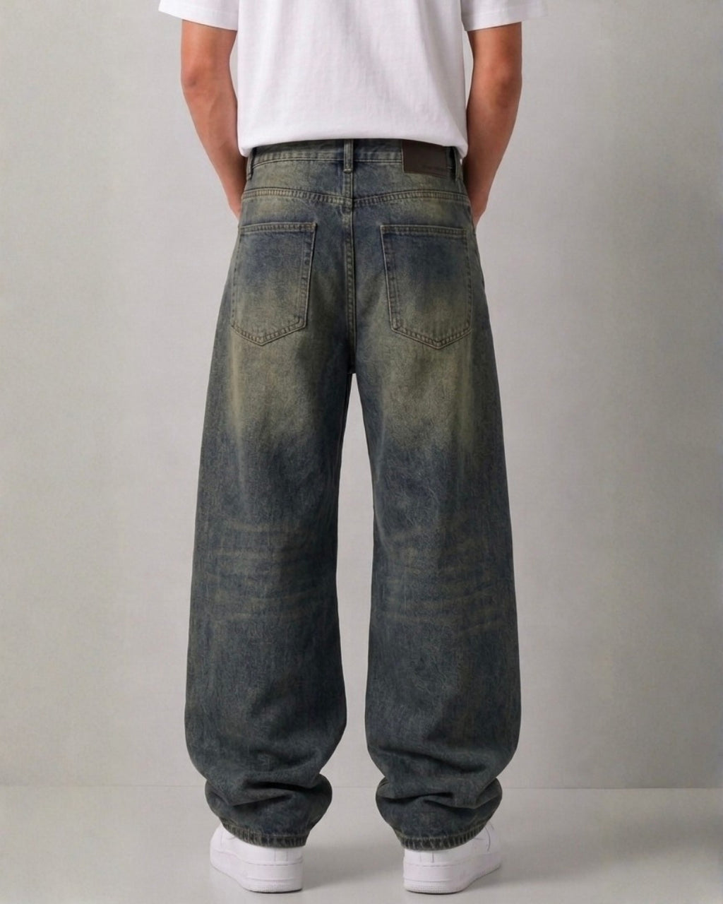 Dirty Tint Baggy Jeans