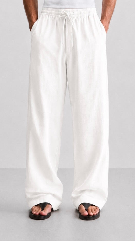White Linen Pants