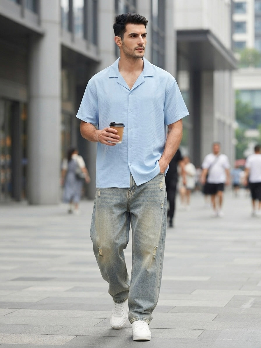 Ultra-soft peached fabric shirt