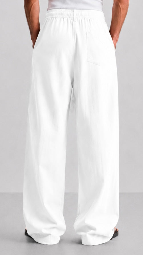 White Linen Pants