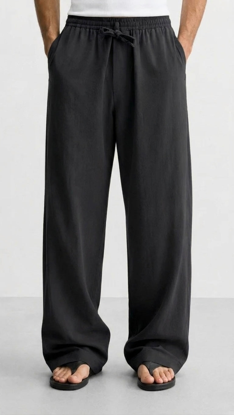 Black Linen Pants