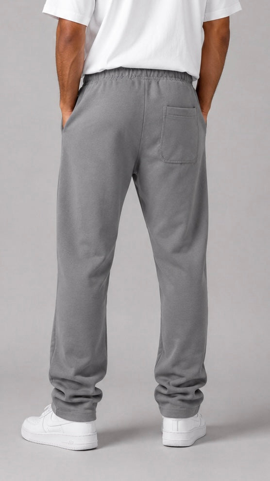 Grey Regular Fit Sweatpants