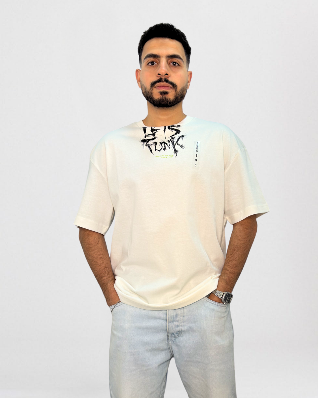"Lets Funk" Graffiti Graphic T-Shirt