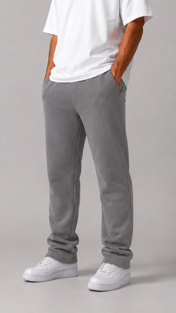 Grey Regular Fit Sweatpants