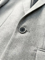 Regular Fit Light Grey Blazer