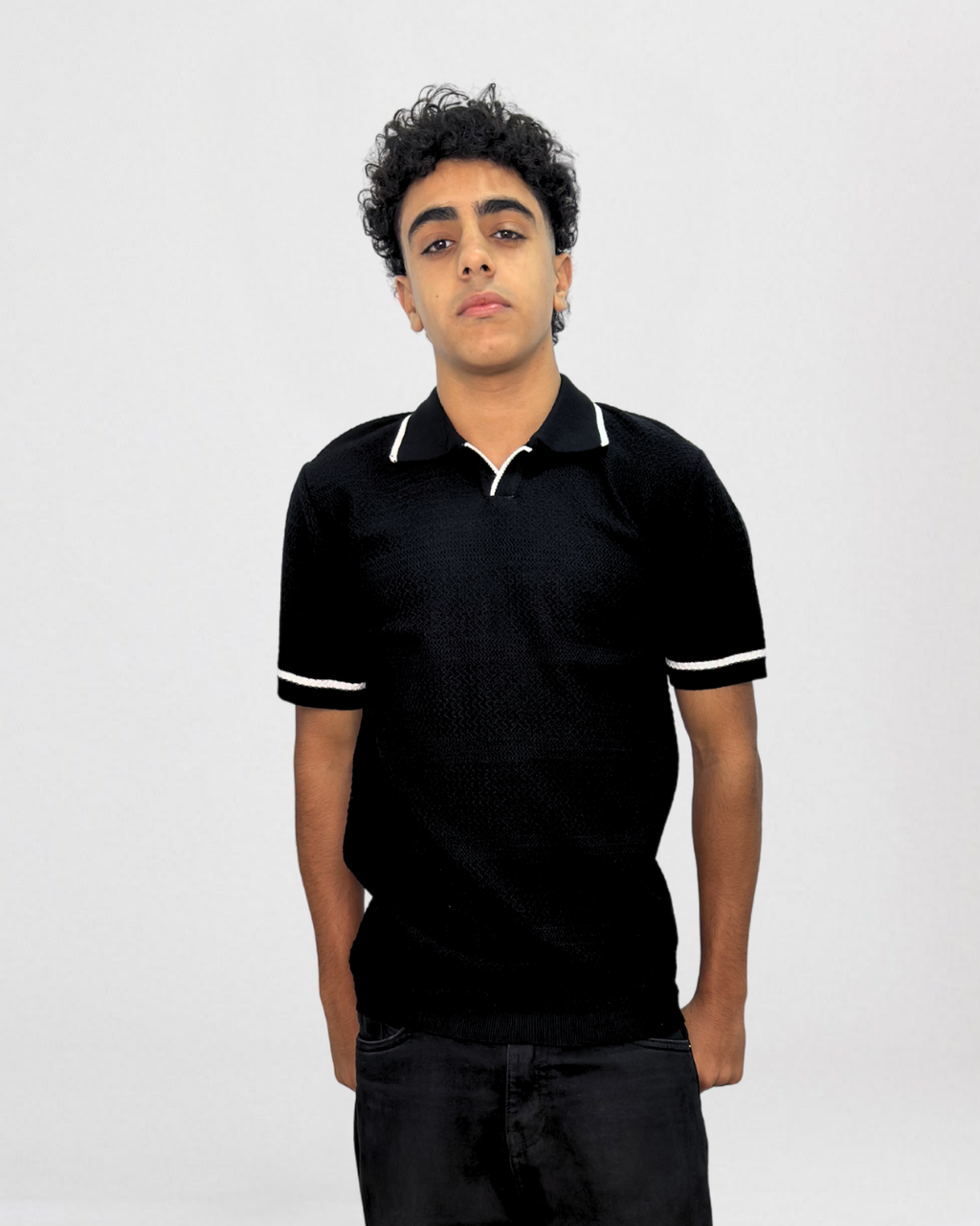 Shadow Trim Knit t-shirt