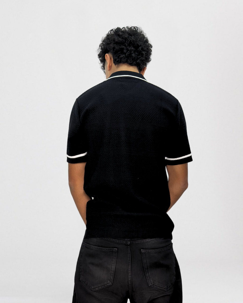 Shadow Trim Knit t-shirt