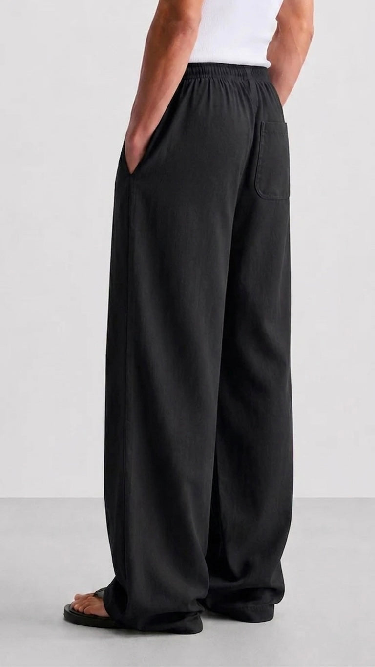 Black Linen Pants