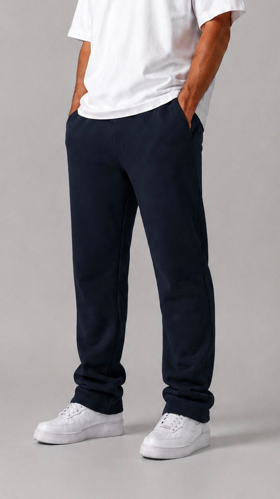 Navy Regular Fit Sweatpants