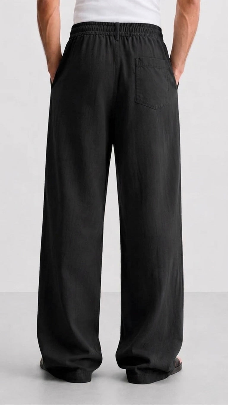 Black Linen Pants