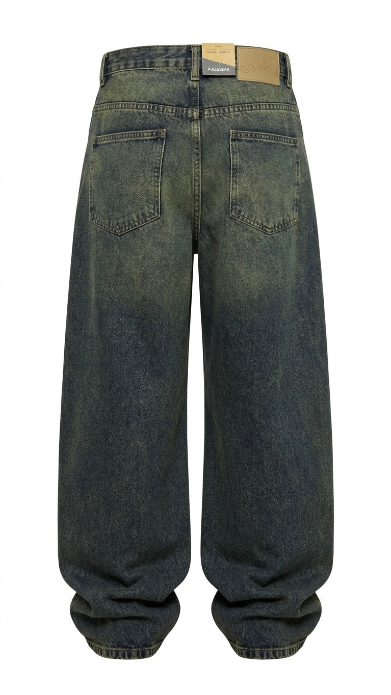 Dirty Tint Baggy Jeans