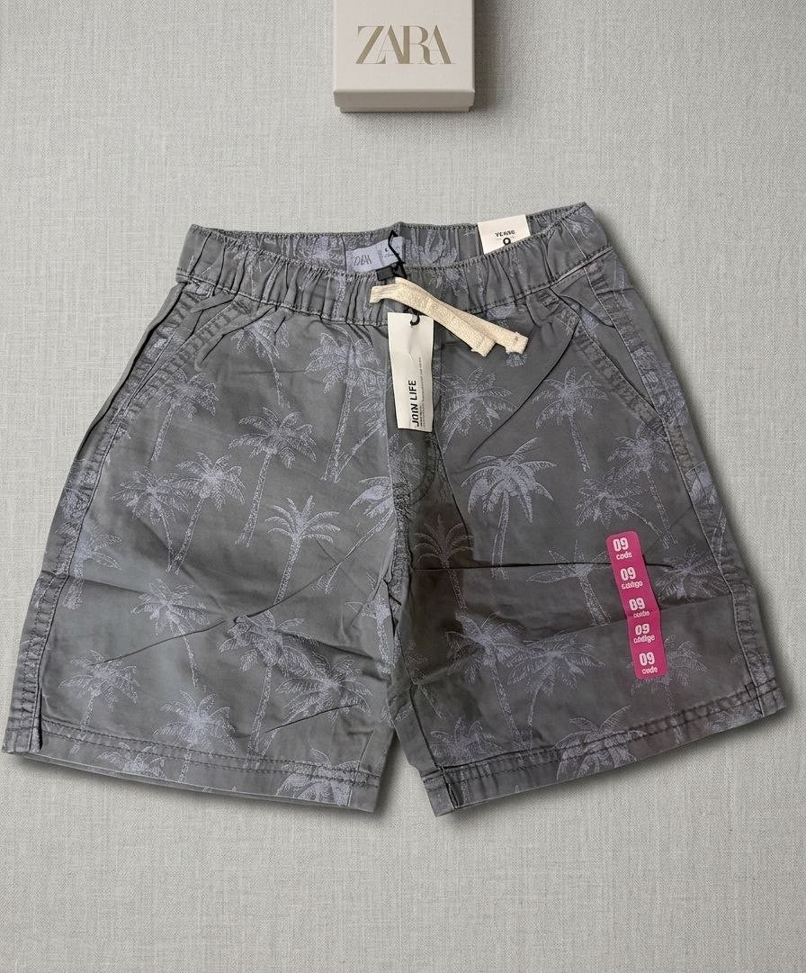 Zara Palm Etched Shorts