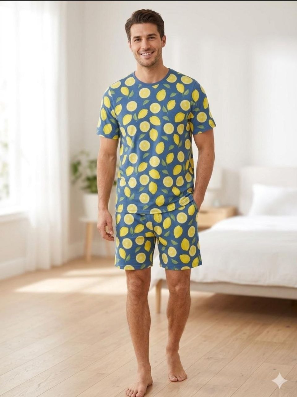 Citrus cool-cotton pajamas